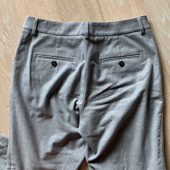 Peserico Side Stripe Rib Cuff 28" Trouser Grey Sz42 - Picture 3 of 11